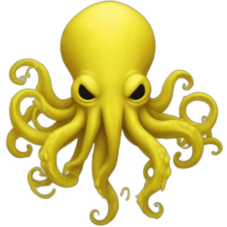 Yellow Cthulhu emoji