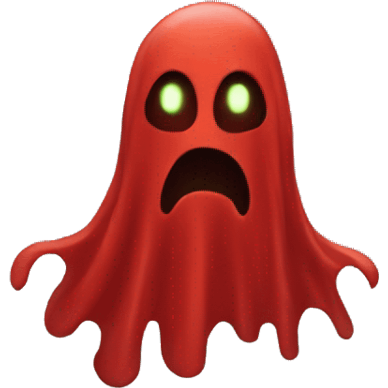 red ghost emoji