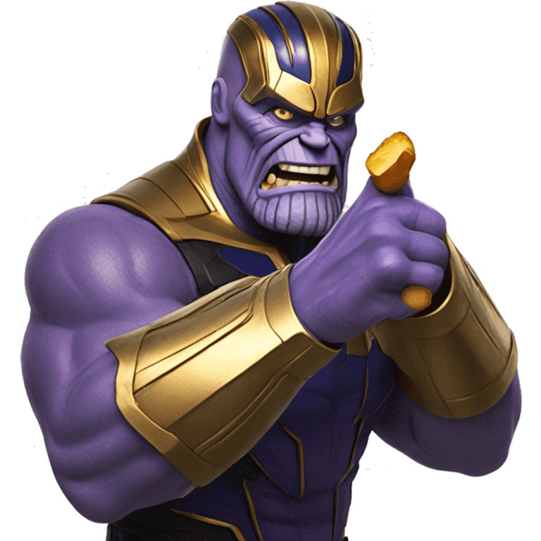 Thanos snapping his finger emoji