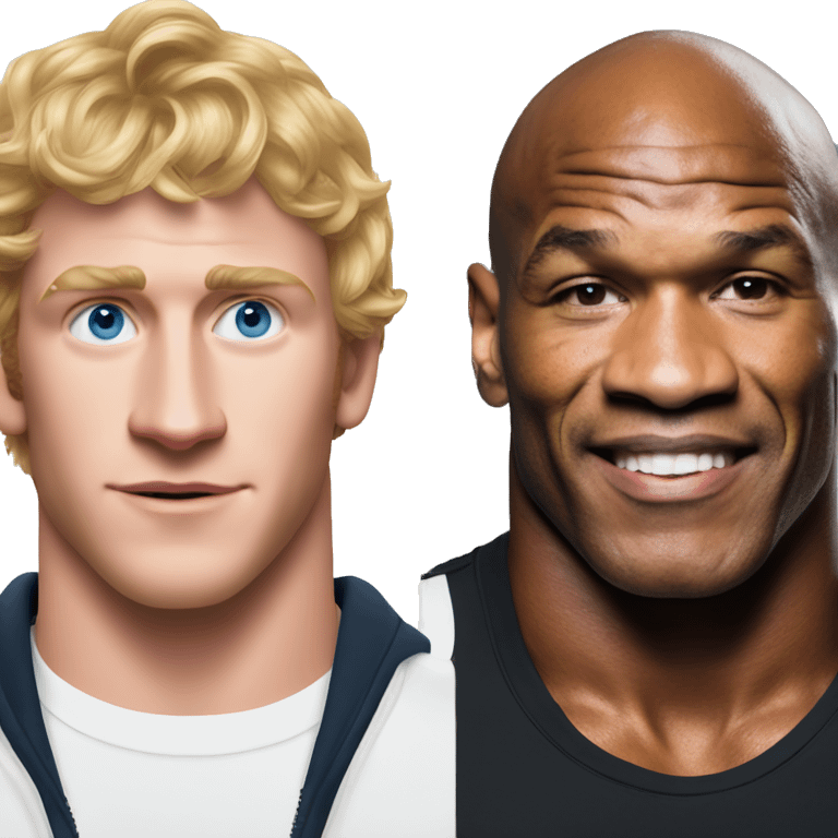 Logan Paul and Mike Tyson emoji