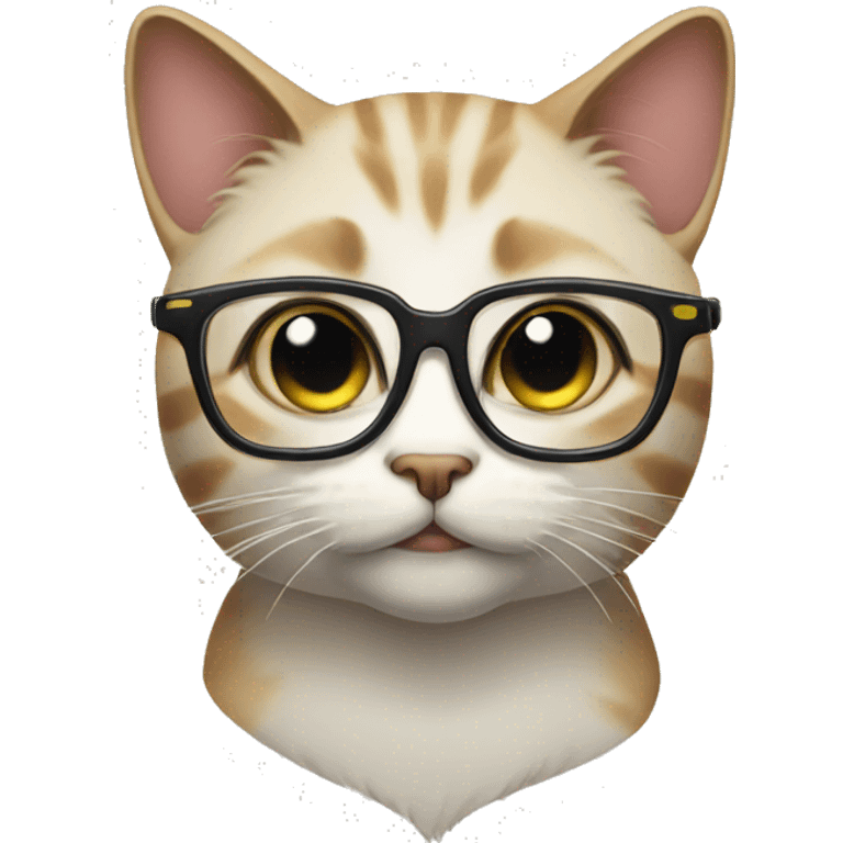 cat with glasses emoji