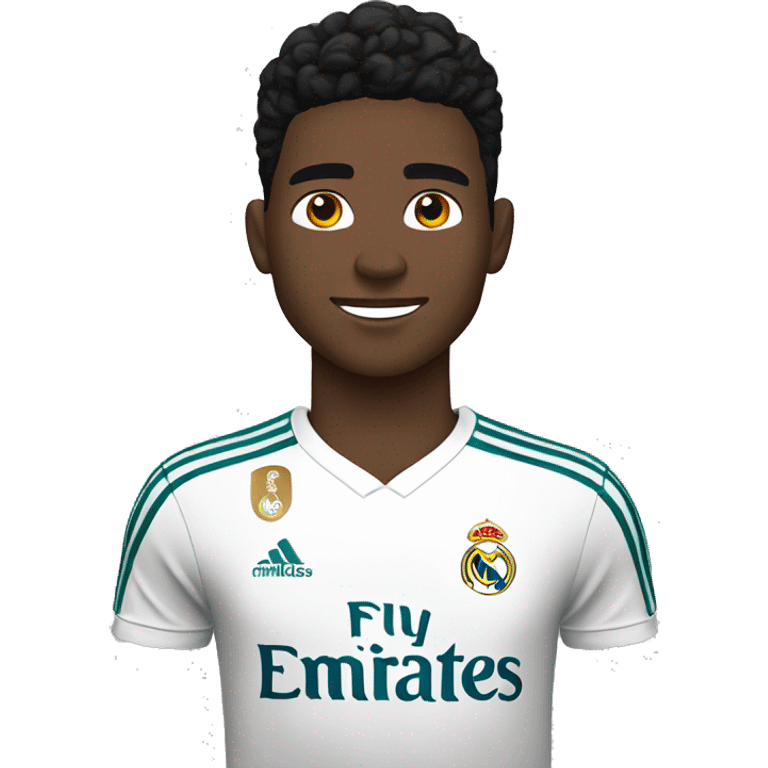 Jugador inglés negro Del Real Madrid  joven  emoji