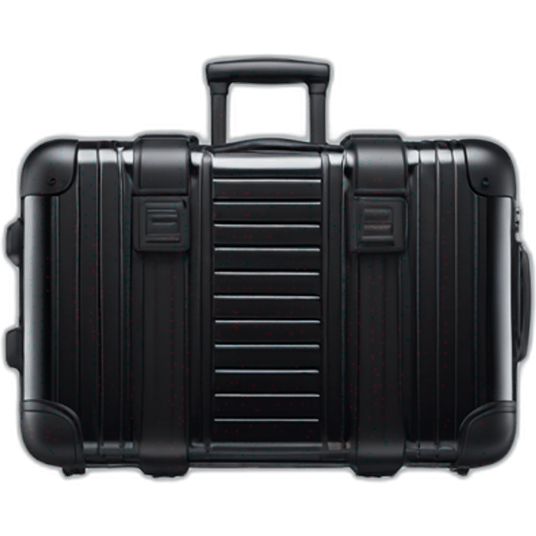 Rimowa black classic cabin emoji