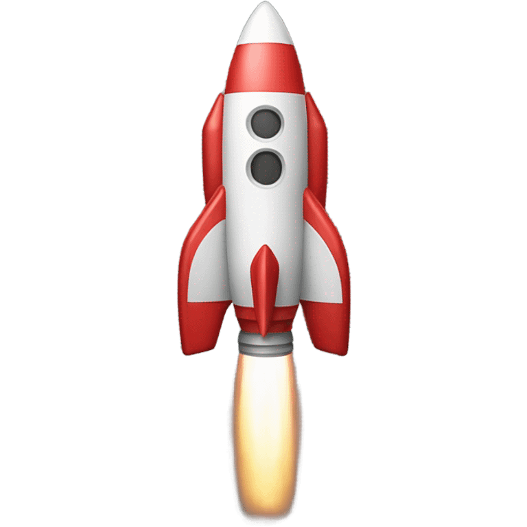 Rocket that is red emoji