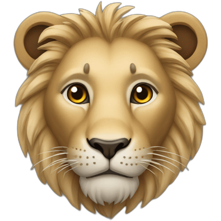 Lion sur Loutre emoji