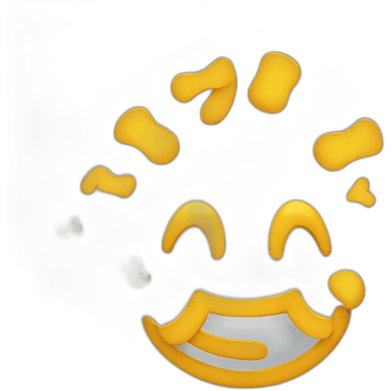 smiley face with question marks around the head emoji