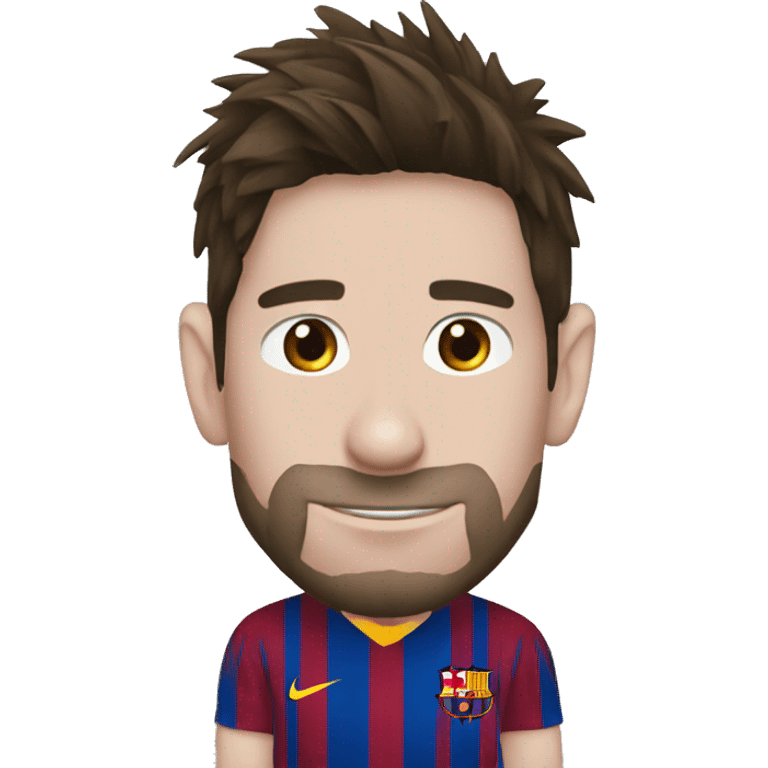 Messi qui tape Robaldo emoji