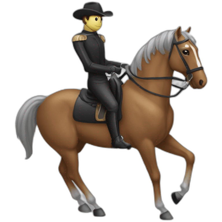 headless horse rider emoji