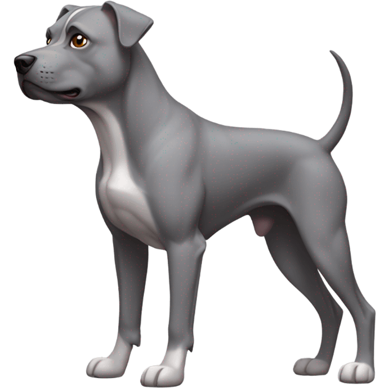 Pitbull greyhound mix emoji