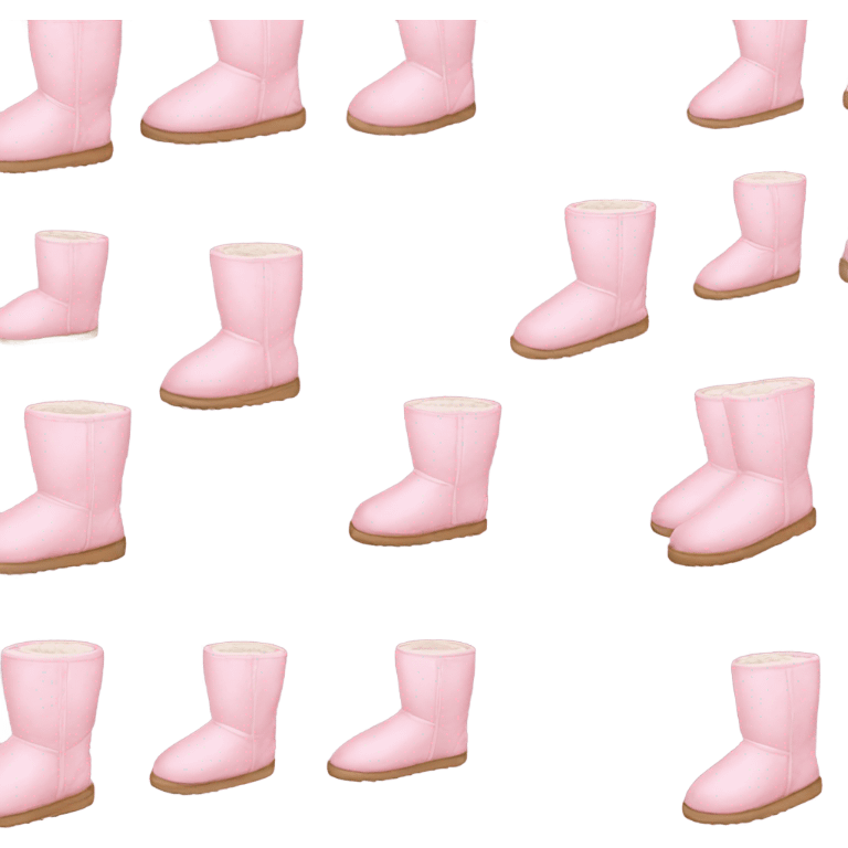 light pink uggs emoji