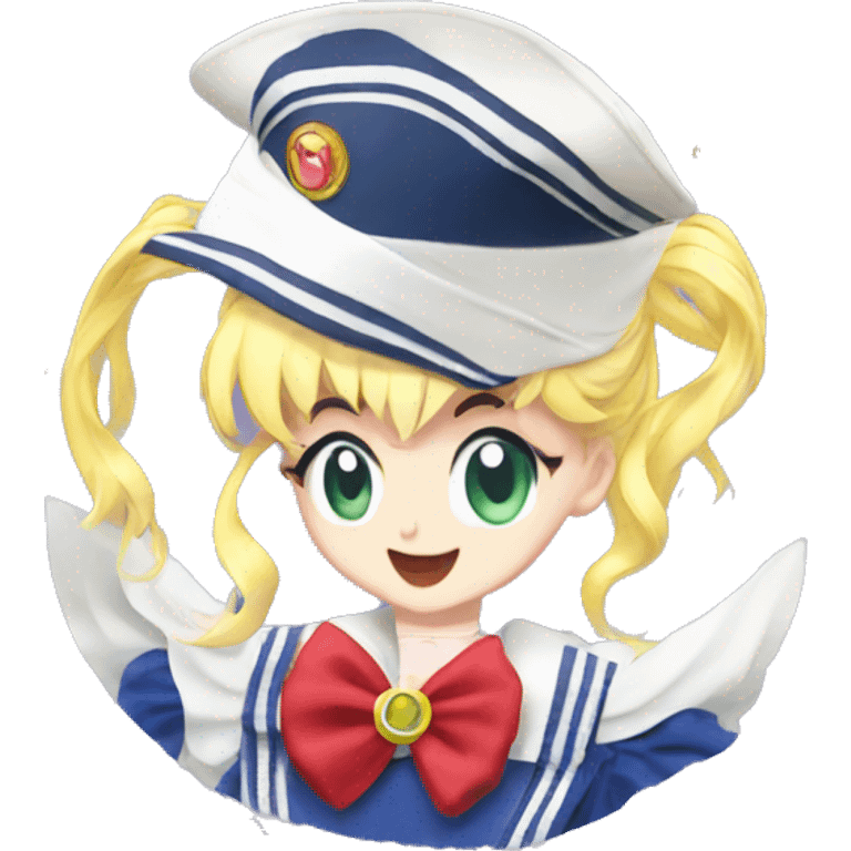 Sailor moon happy emoji