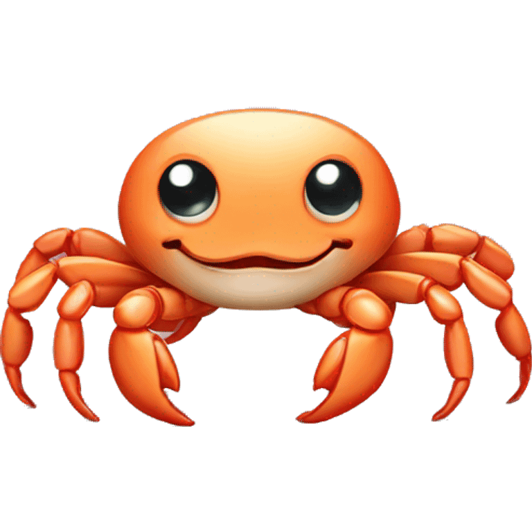 Cute little baby crab emoji