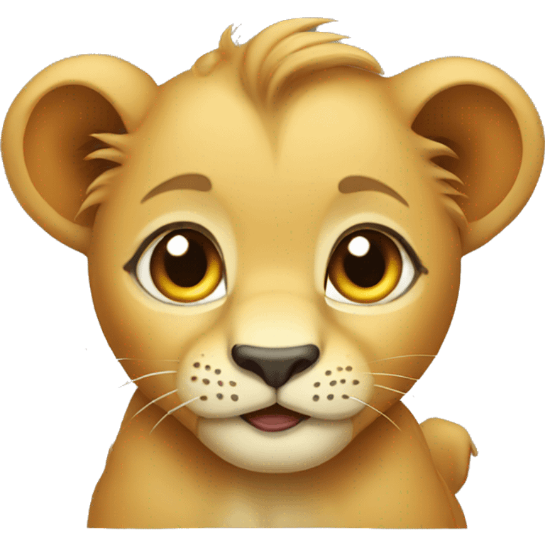 baby lion emoji