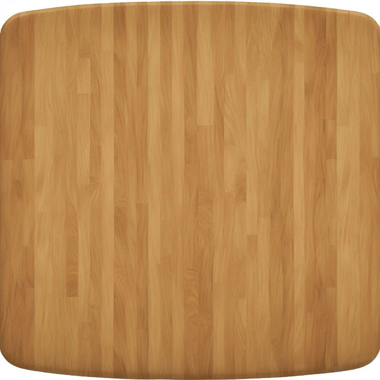 Oak cutting board in end wood emoji