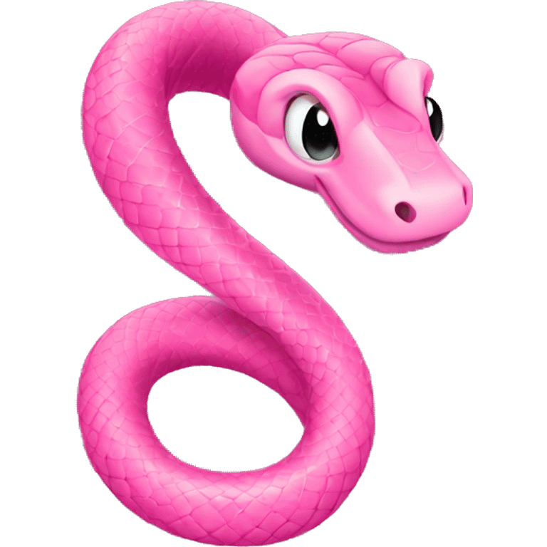 pink snake emoji