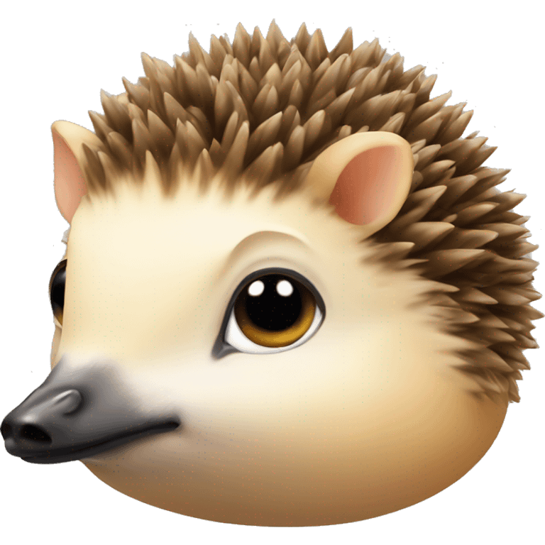 a chick on a hedgehog's head emoji