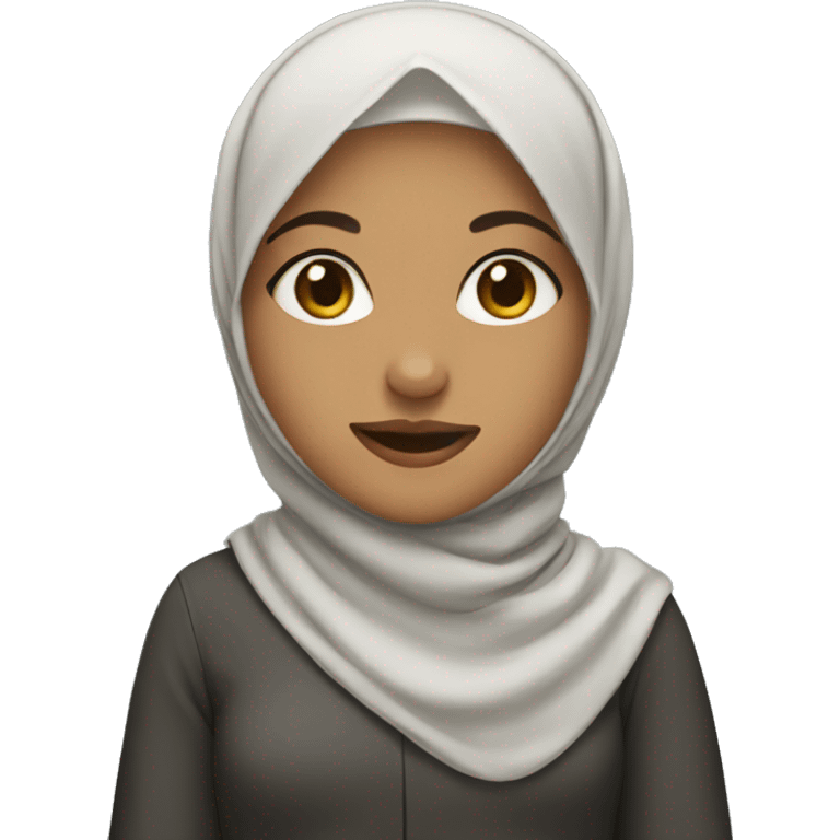 Girl wearing hijab  emoji