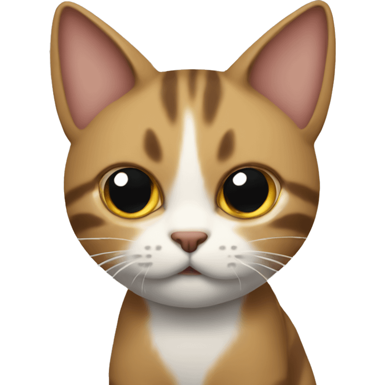 Gato con un moño emoji