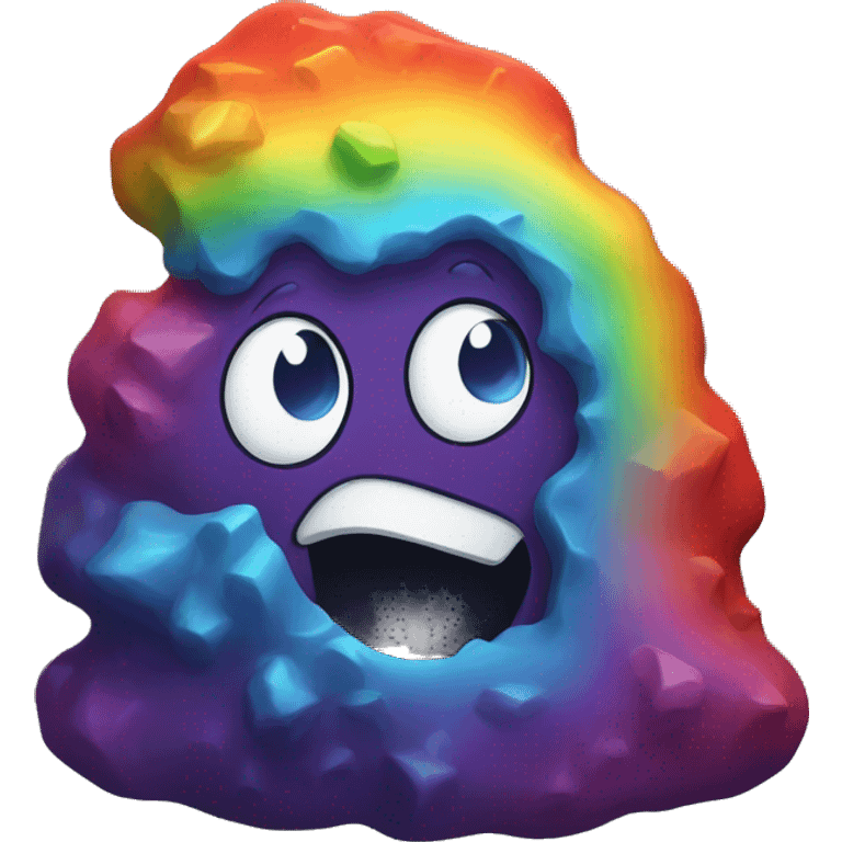 Rainbow Lava emoji