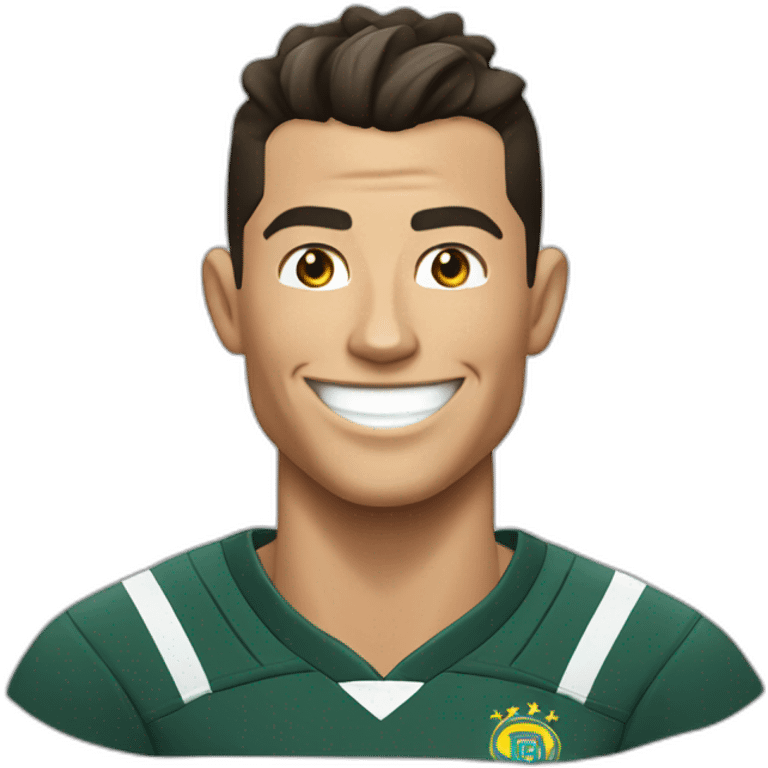 Cristiano Ronaldo smille  emoji