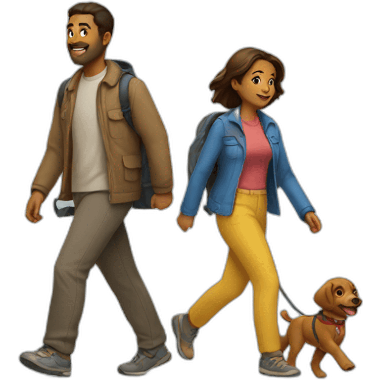 family walk emoji