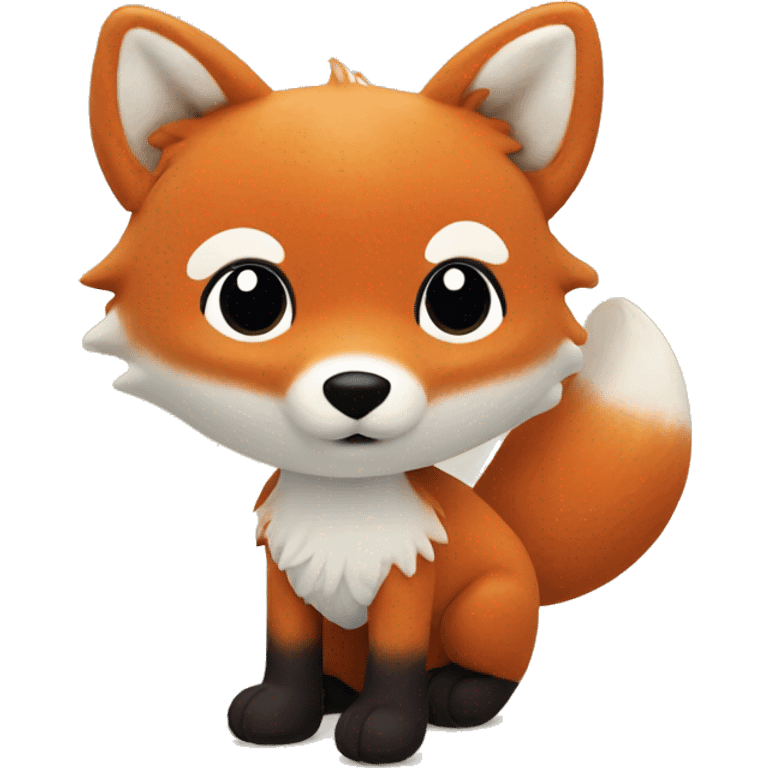 Jellycat fox emoji