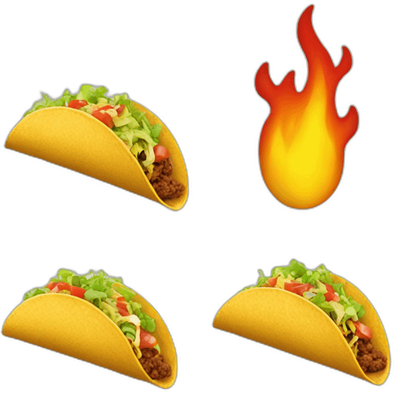 taco fire emoji