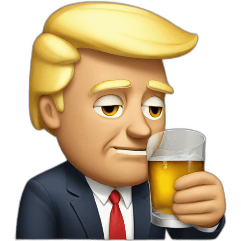 drunk trump emoji