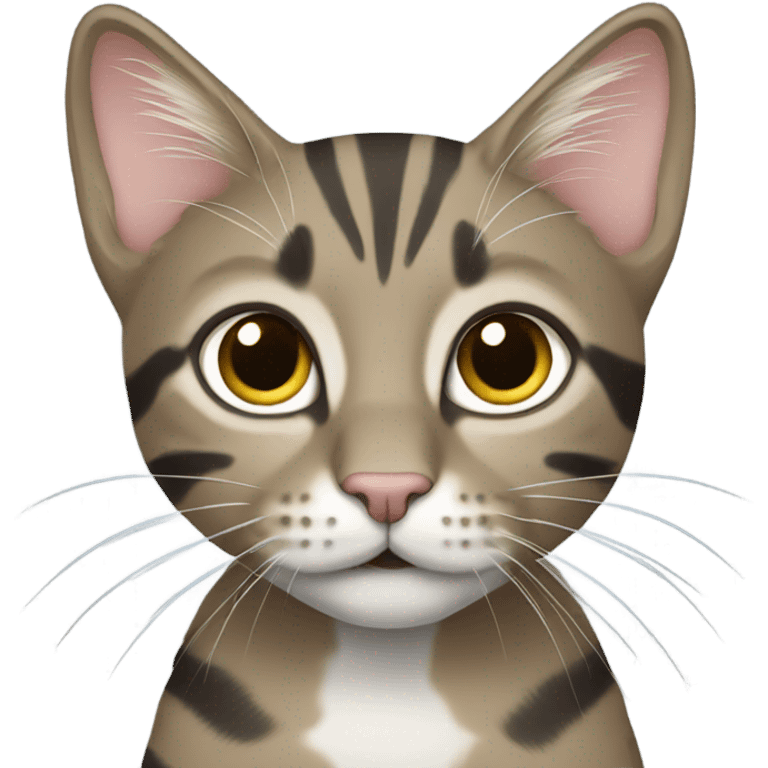 tan and gray tabby  emoji