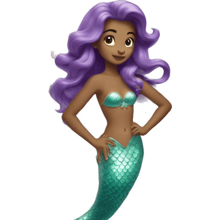 ariel mermaid princess emoji