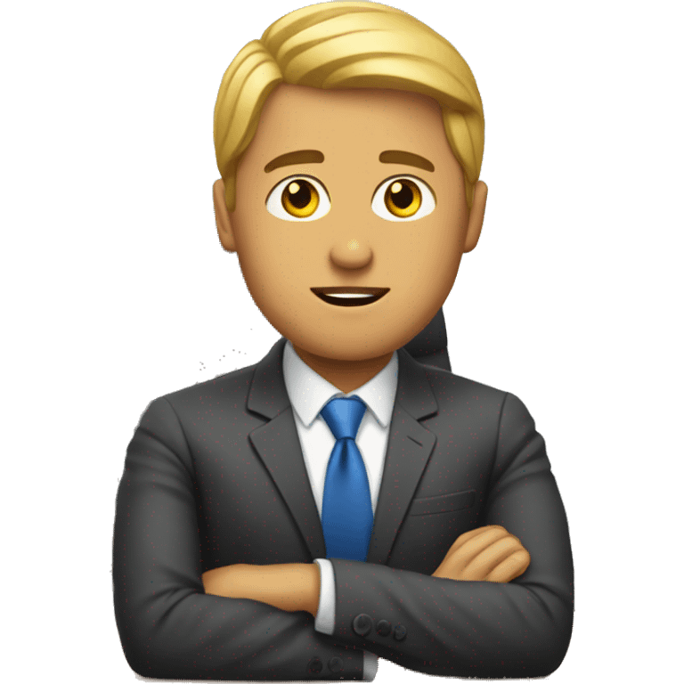 men in a office emoji