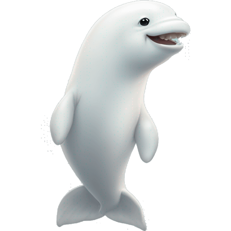 beluga middle finger emoji