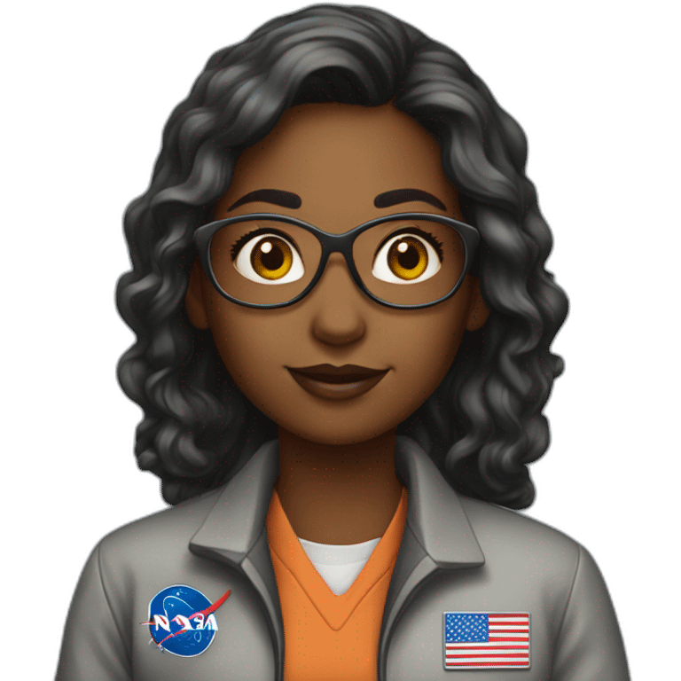 nasa rocket scientist girl emoji