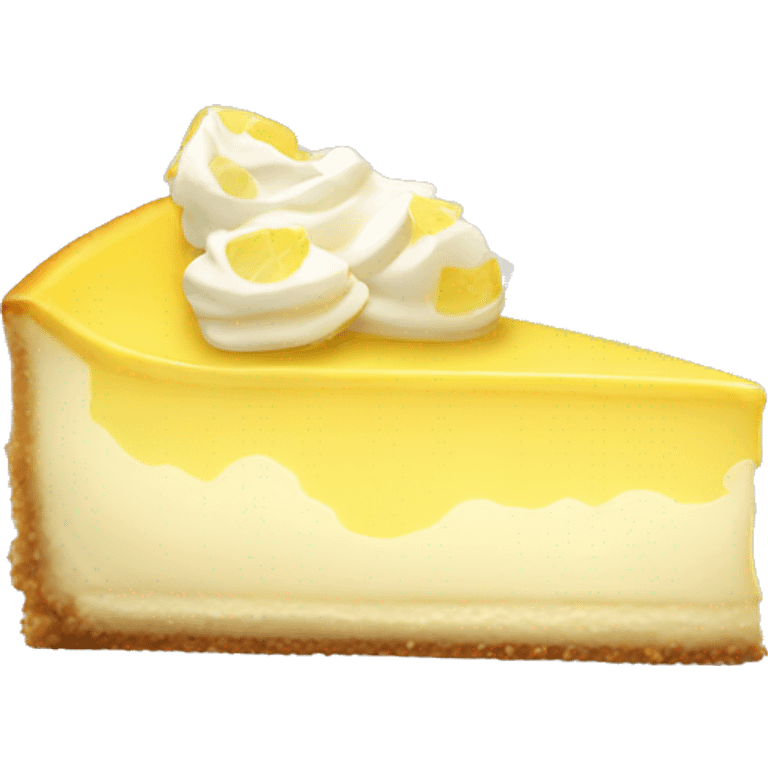 lemon cheesecake  emoji