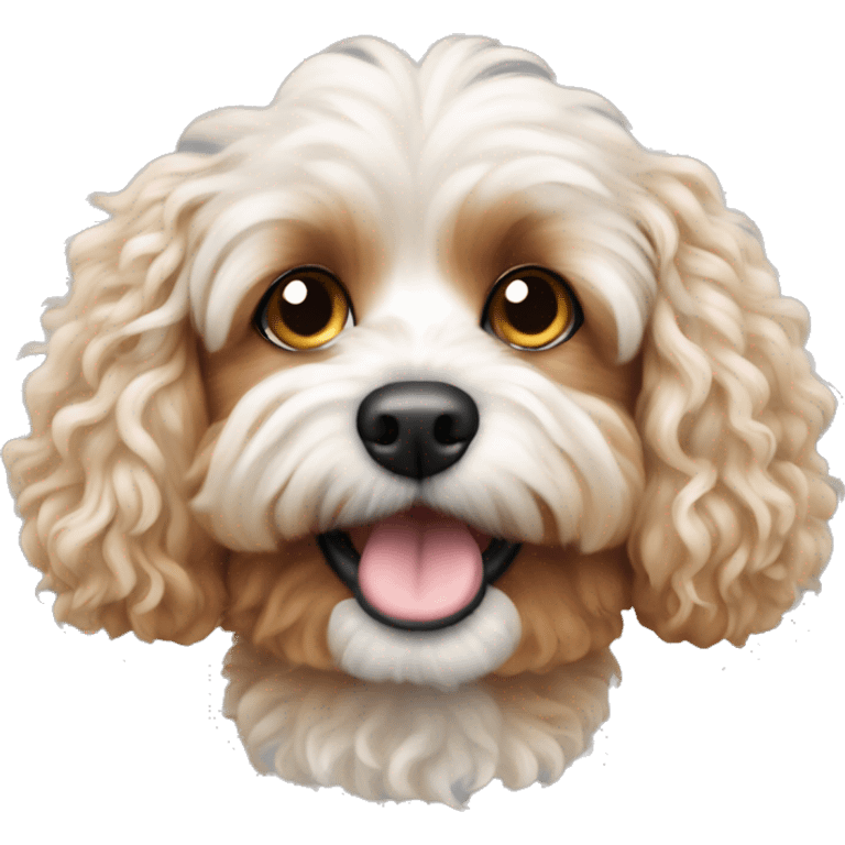 poddle cavapoo dog  emoji