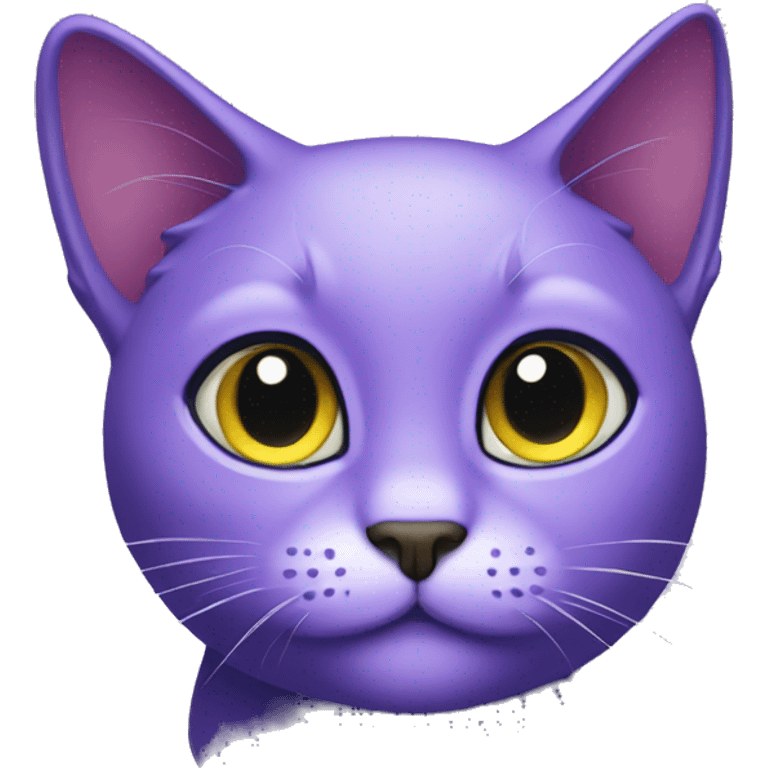 violet cat emoji