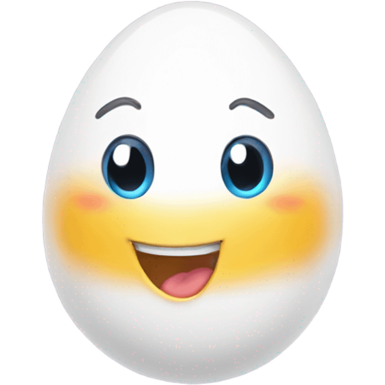 Happy egg emoji