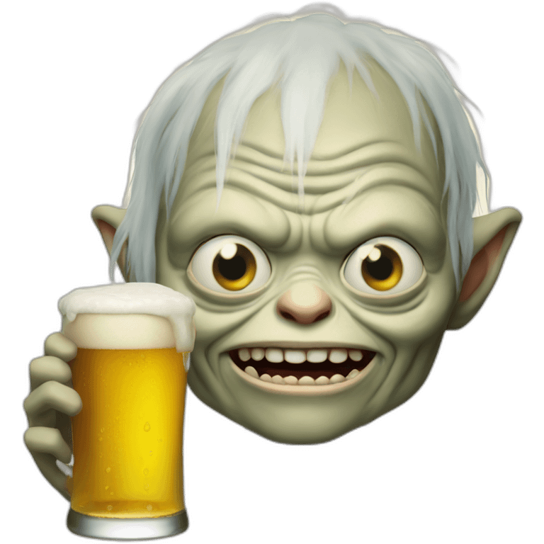 gollum beer emoji