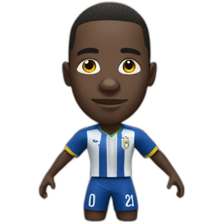 Vinicius realistic 3d football player emoji