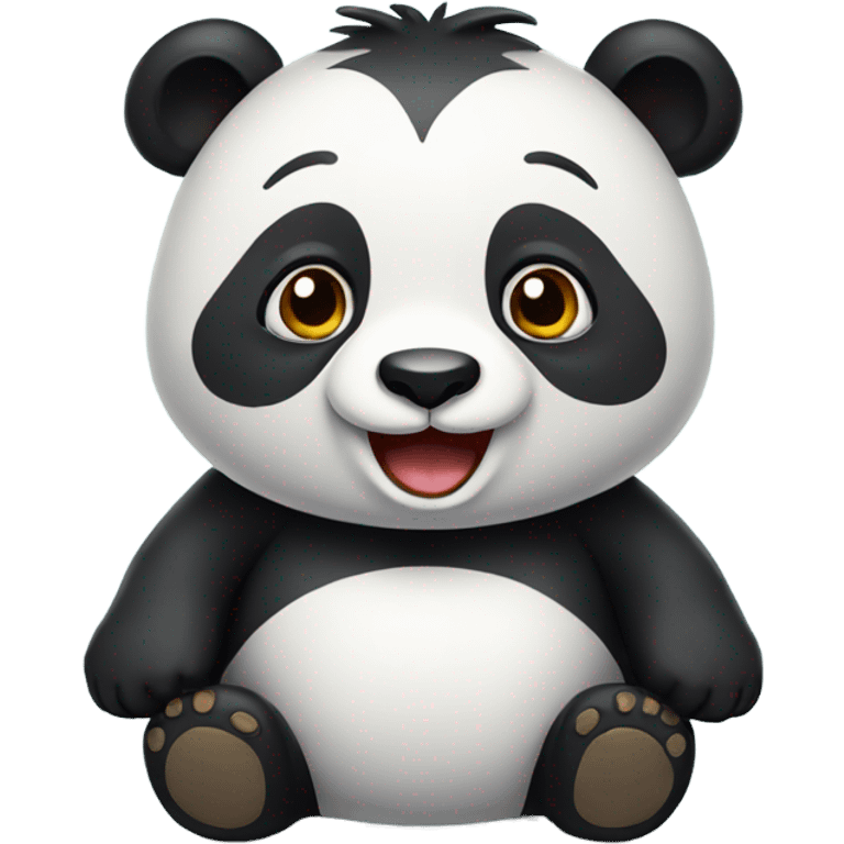 Happy panda  emoji