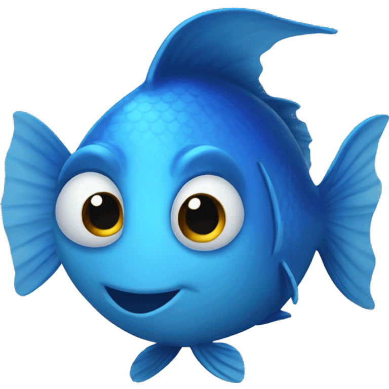 blue fish emoji