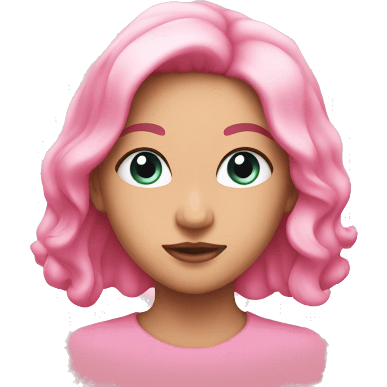 seta rosa emoji