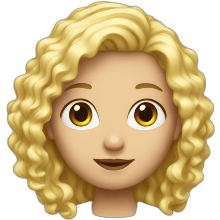 Un blond emoji