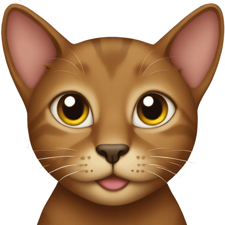 Brown cat  emoji