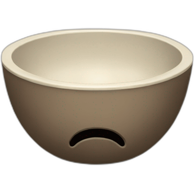 Sad bowl emoji