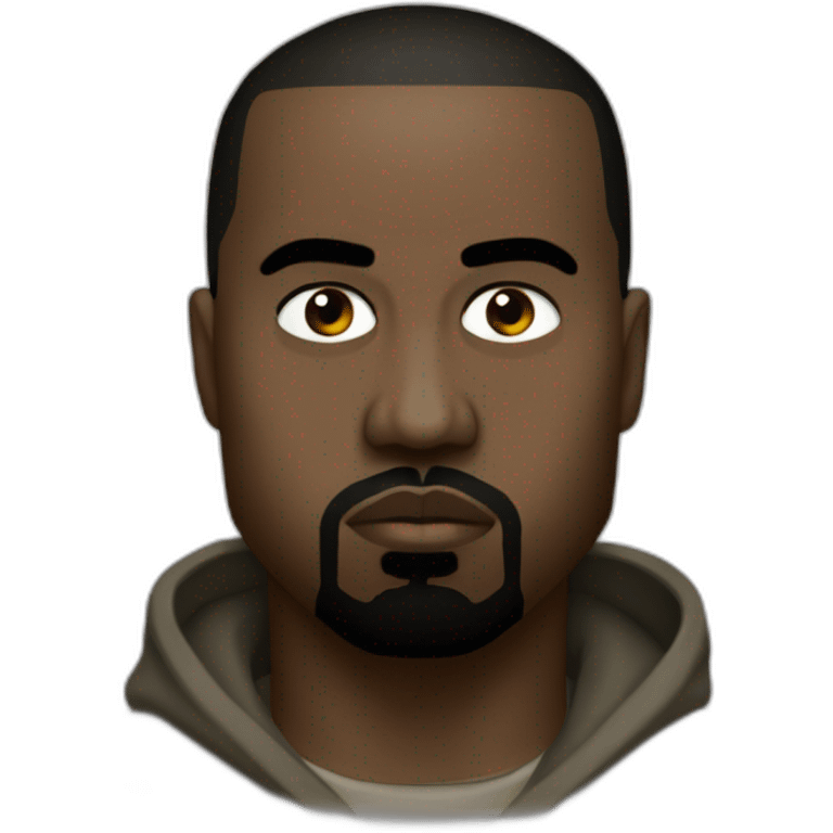 Kanye west as Yeezus emoji