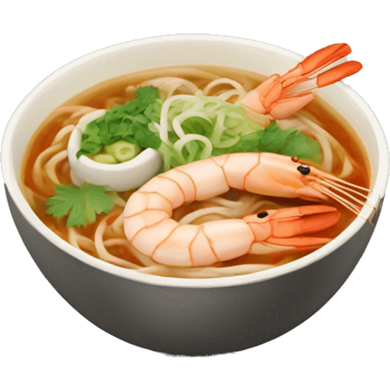 shrimp pho emoji