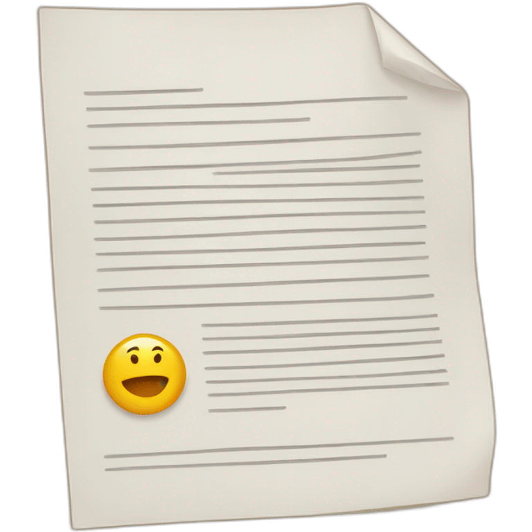 document emoji