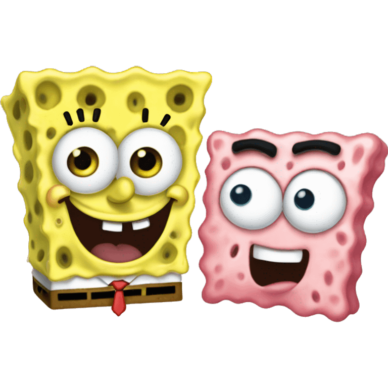 spongebob and patrick  emoji