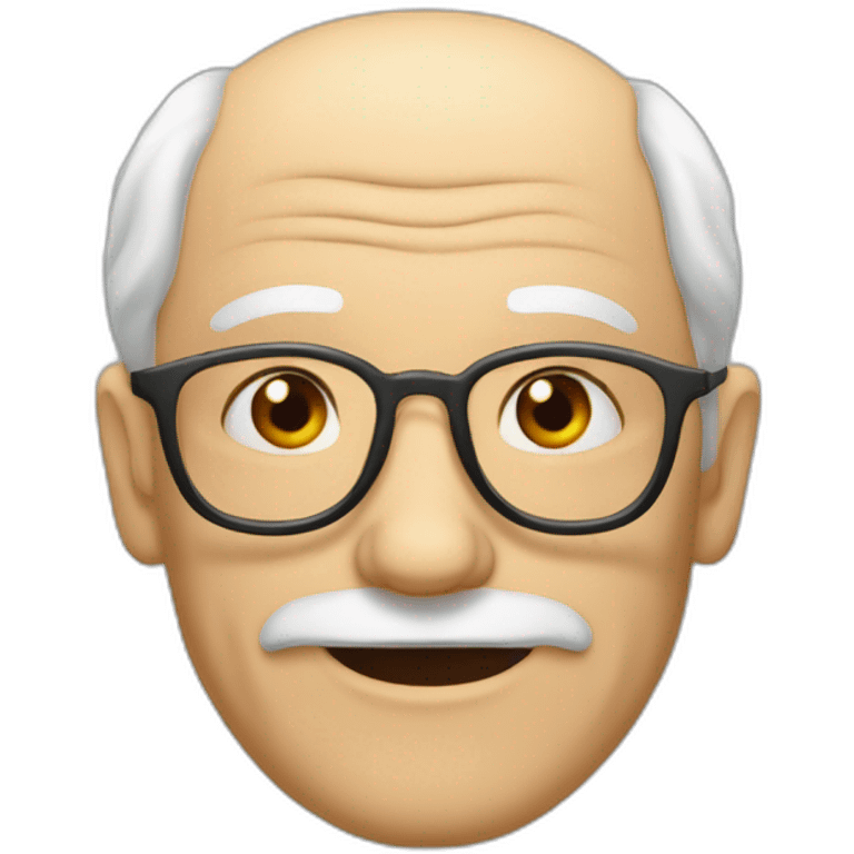 Vieil homme calvitie  emoji